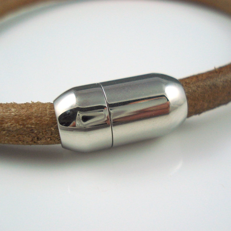 Clasp 6MM Tube Stainless Steel Clasp for Leather or Etsy