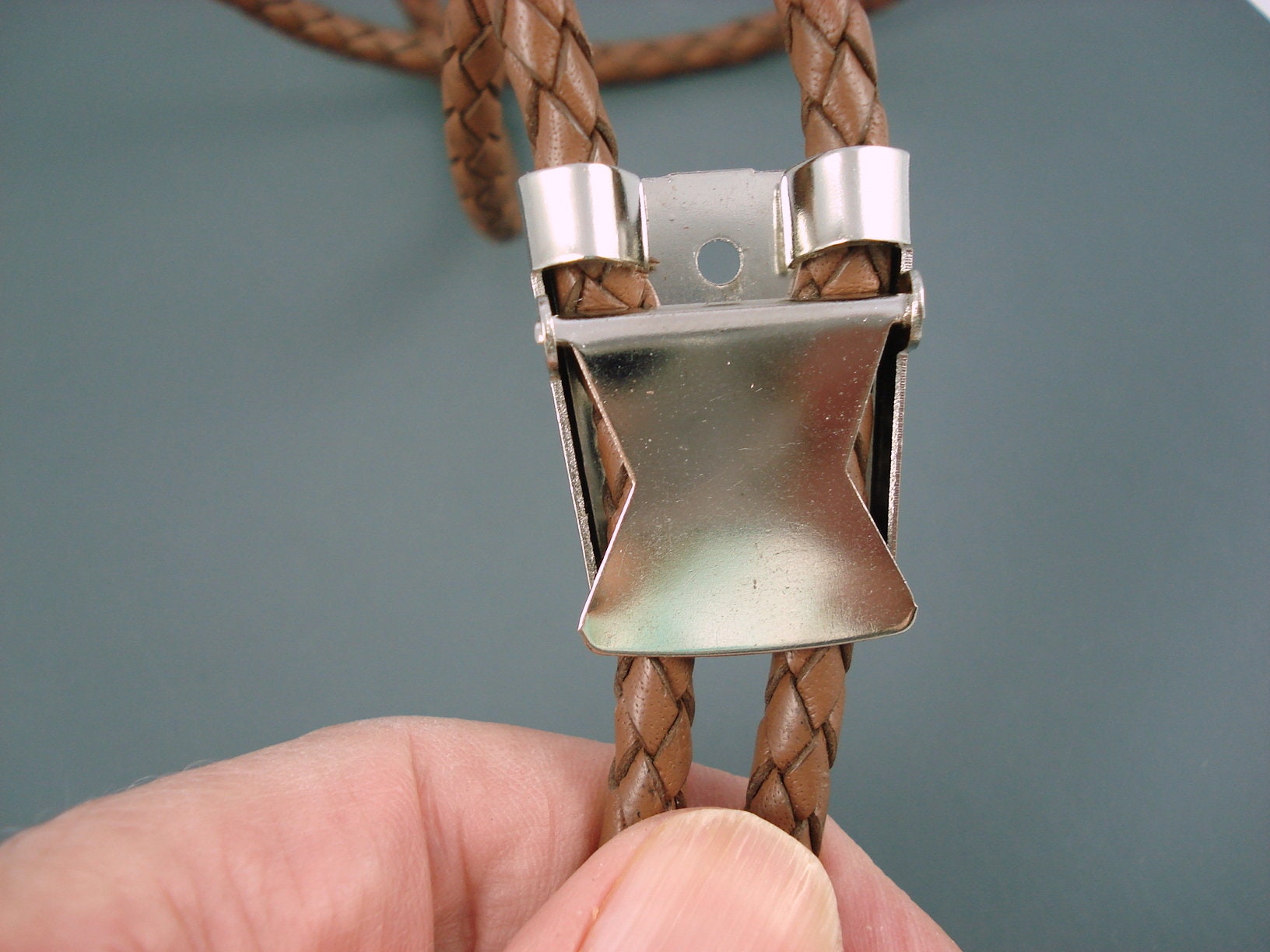 Clasp Type Bolo Tie Slide Hasta 5MM De Cuero para Etsy México