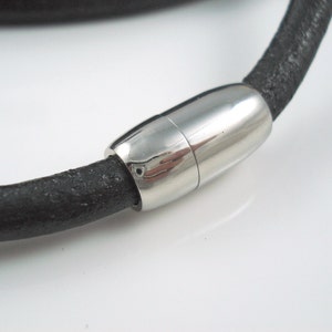 6MM Stainless Steel Clasp for Leather or Cord, End Cap (SC6-2)