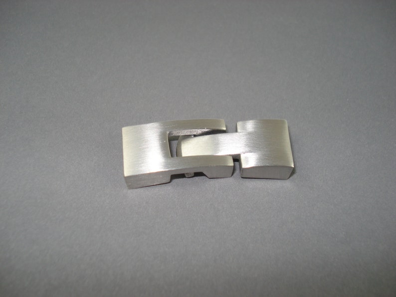 Stainless Steel Snap Lock Clasp Large Interlocking Clasp Etsy