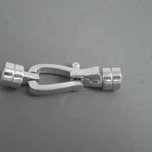 Stainless Steel Latch 6MM Clasp, 39MMx13MMX8MM 316 Stainless Steel Clasp for 6mm Cord (SS39138)