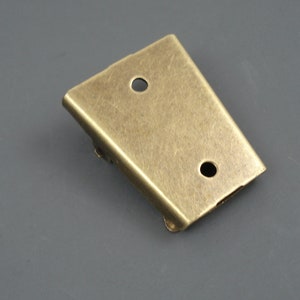Bennett Type Bolo Tie Clasp, Bronze Finish, Available in 2 Sizes