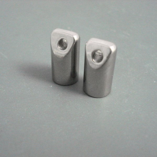 Reserved 6MM Stainless Steel End Cap, 140 Pieces, Cap for Leather or Cord (ssc6he)
