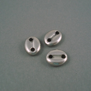Stainless Steel Slide, 1MM Hole Size Slide for Leather or Cord, Three Pieces  (SSSlide4)