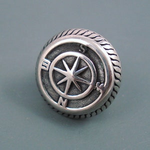 Stainless Steel Double 4.5MM Slide, Compass Design, 11MM x 17MM Outside with Two 4.5MM Diameter Slides, One Piece  (SSSlide13)