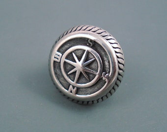 Stainless Steel Double 4.5MM Slide, Compass Design, 11MM x 17MM Outside with Two 4.5MM Diameter Slides, One Piece  (SSSlide13)