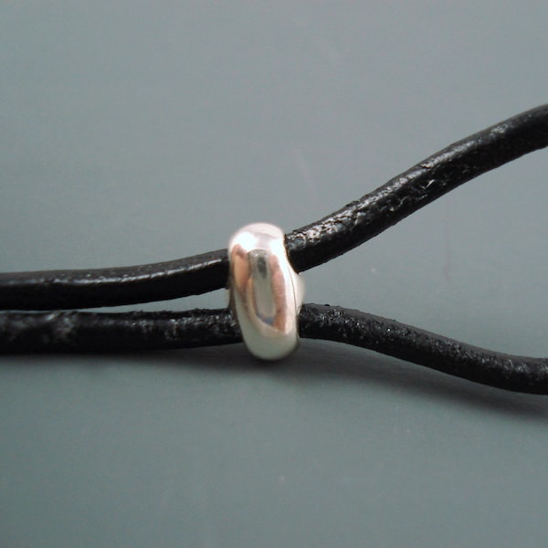Leather Cord Slider Etsy