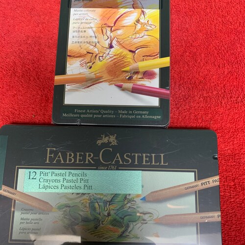 Faber-Castell PITT Pastellstift Chromium Green Opaque 174 – Einzeln, 4,3mm Stark