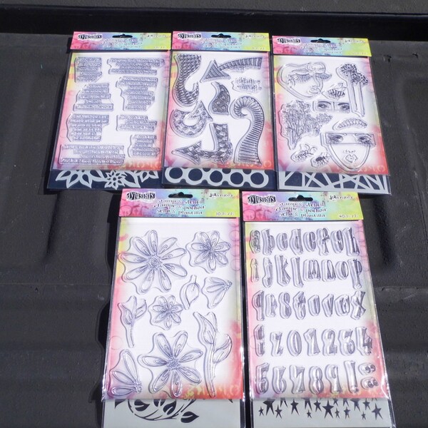 Plantillas y sellos Dylusions claro