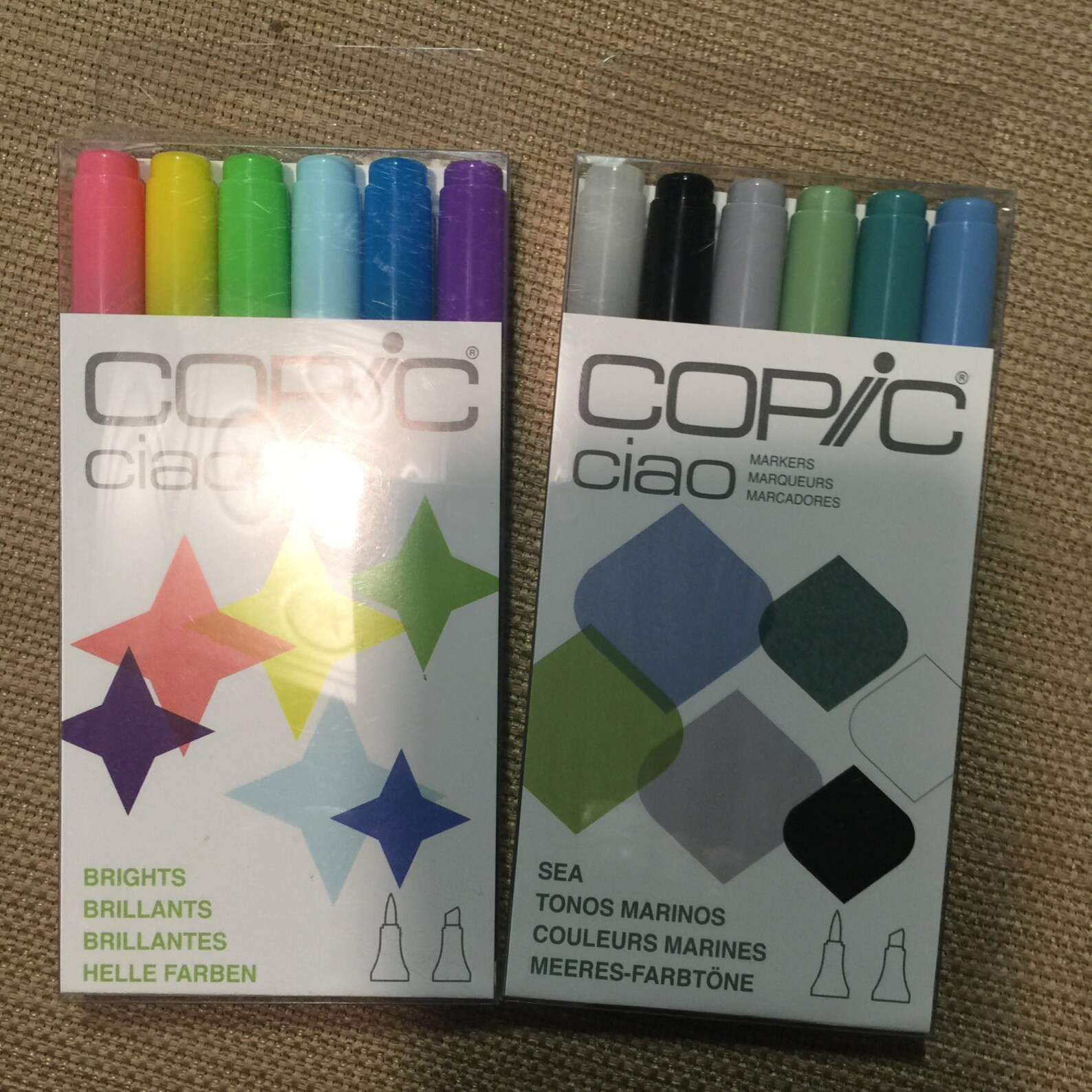 Copic Ciao Markers 2 Different Sets 6 Markers in Each Set Etsy