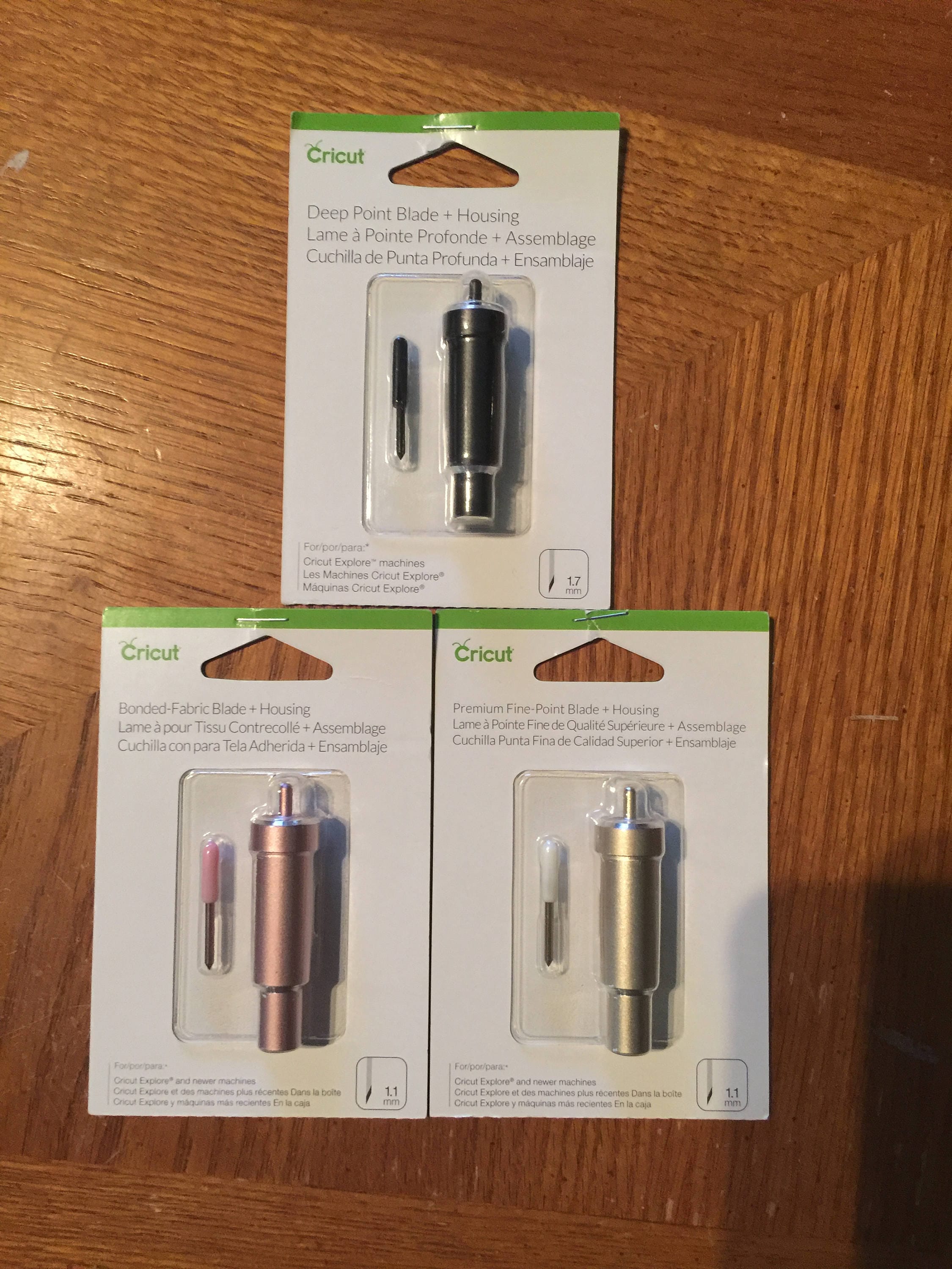 Cricut Blades & Housings 3 Cutting Blades for All Cricut Etsy