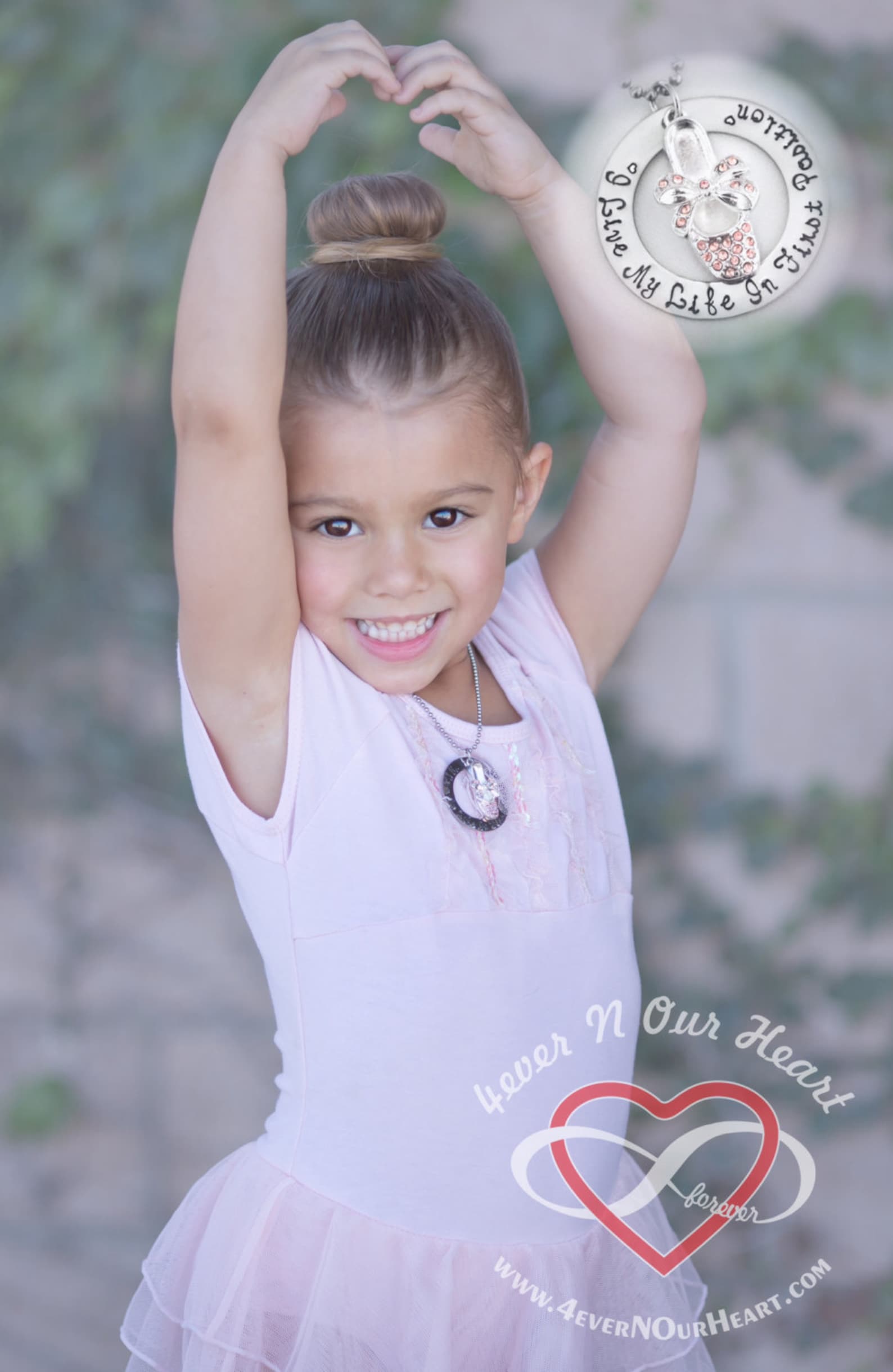 dance necklace, personalized ballet necklace, crystal ballet shoe necklace, hand stamped recital necklace, ballerina, ballet sli