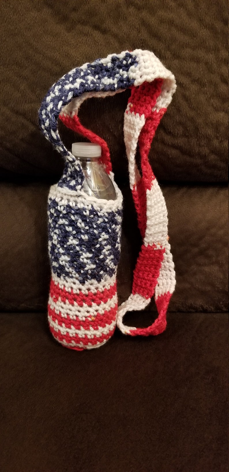 Over the Shoulder Water Bottle Holder Cross Body Water Bottle Etsy