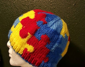 Gorro Punto Concienciación Autismo – Elástico - Uruguay