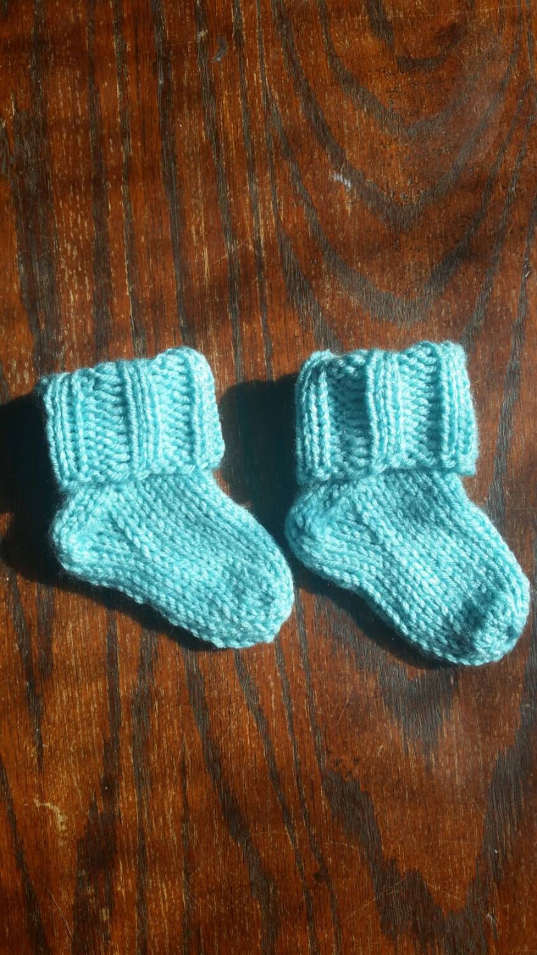 Baby Socks/booties, Handcrafted Knit Socks, 39 Months, Baby Shower