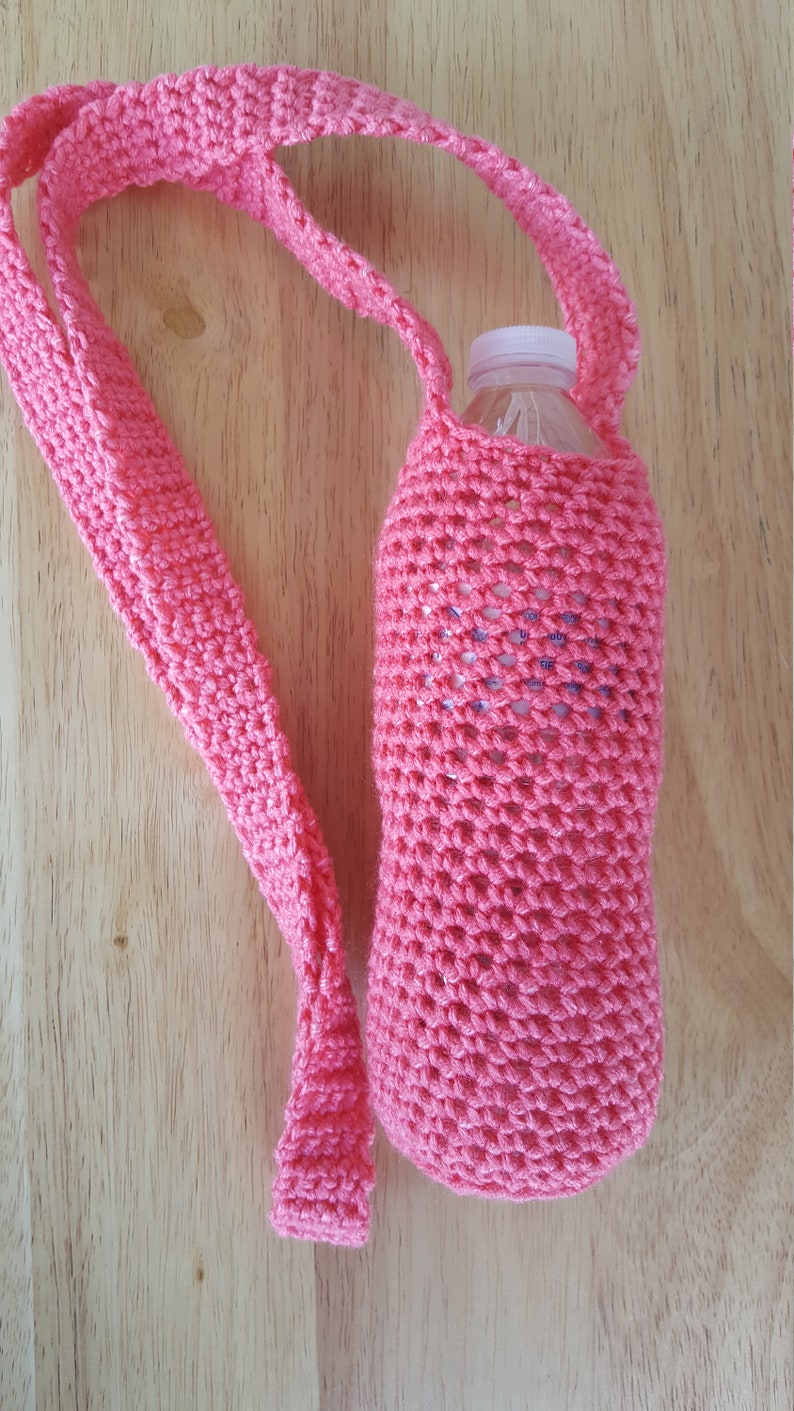 Over the Shoulder Water Bottle Holder Bottle Holder Hiking Etsy