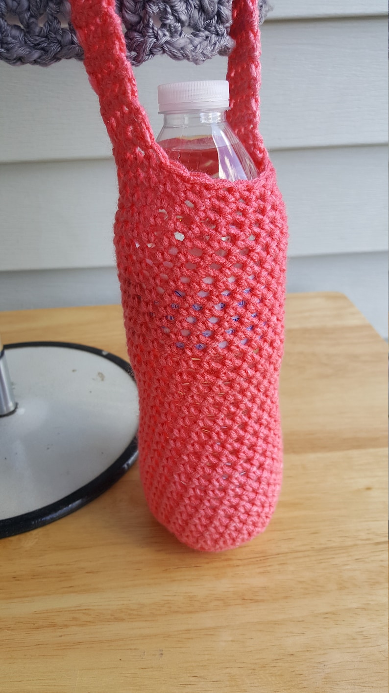 Over the Shoulder Water Bottle Holder Bottle Holder Hiking Etsy