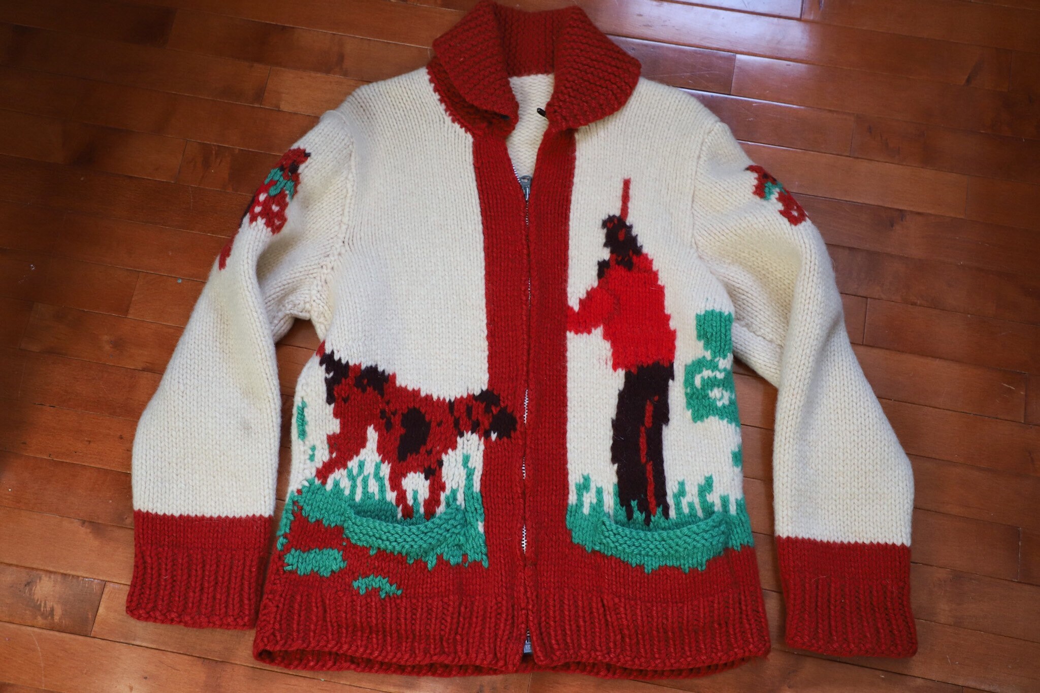 Vintage Pheasant HUNTING Theme Cowichen 