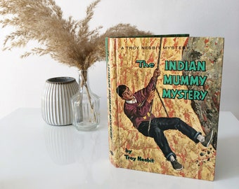 The Indian mummy Mystery, Whitman books, 1960 books, vintage books, mystery novel, Troy Nesbit book, adventure book