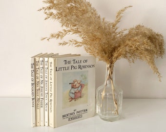 Beatrix Potter Books, 1980 Potter Books, Set of 5 Potter books, Bunny books, Children’s book series