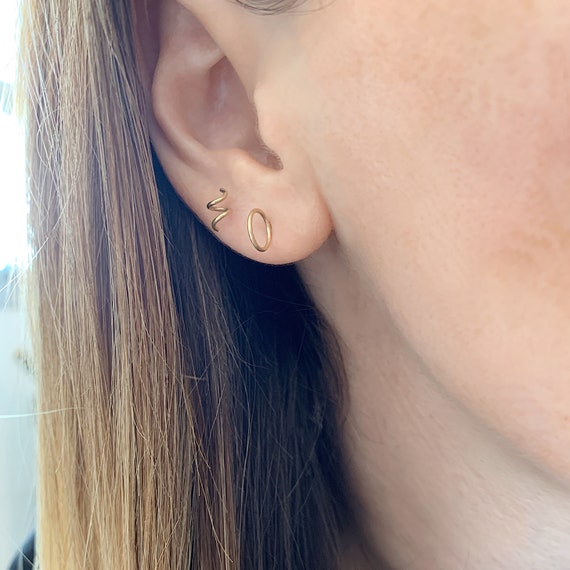 second ear studs