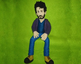 Sad Keanu Plushie - Handmade - Free shipping!