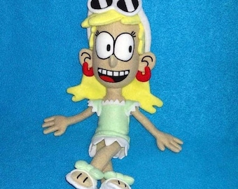 Leni Loud Plush Doll, Loud House Plushie, Nickelodeon Cartoon Plush, Handmade Gift, Cute Collectible