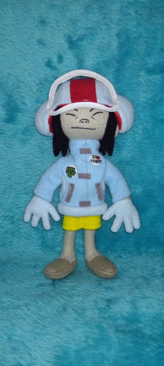 Gorillaz Plush | Handmade 2D, Murdoc, Noodle & Russel Plush Doll
