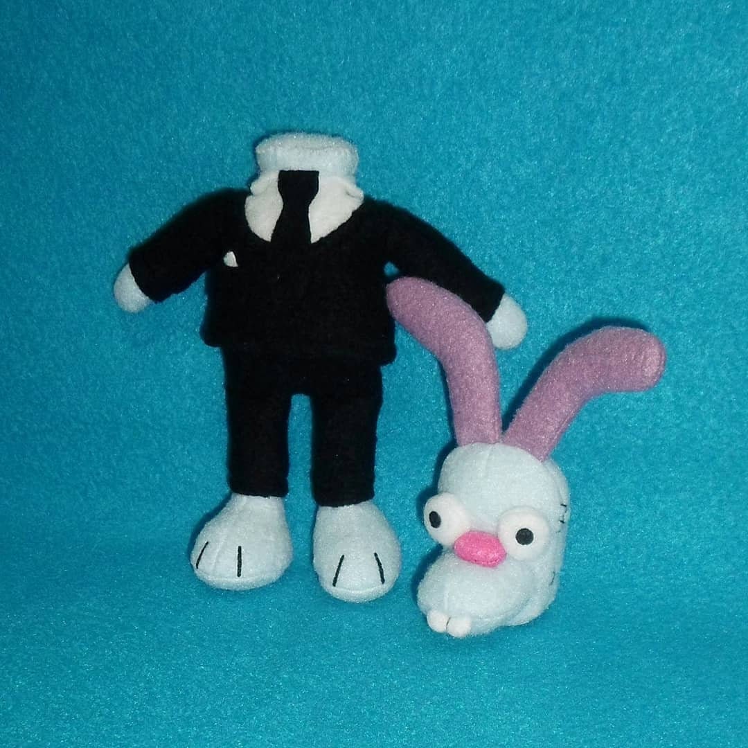 ミスター・ハニー・バニー - シンプソンズ 手作りぬいぐるみ - Etsy 日本