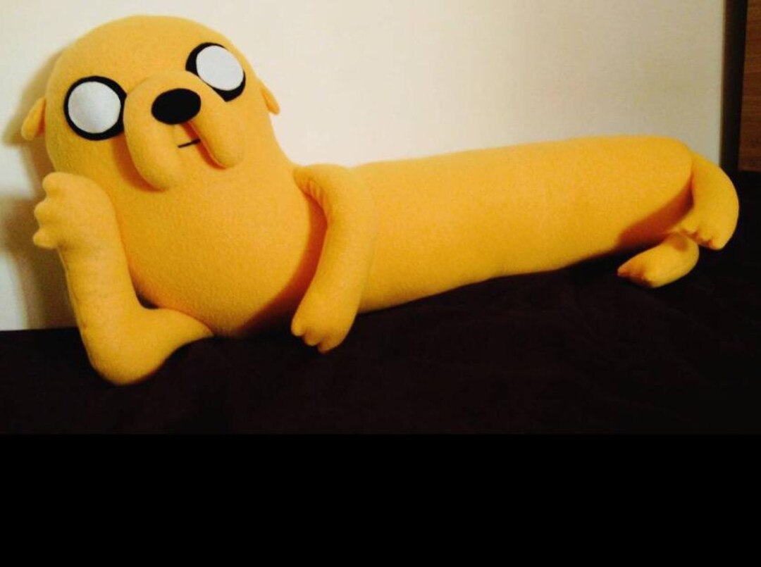 Adventure Time Plush Pillow, Jake Finn Plush Doll, Cartoon Network ...