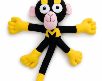 Dexter's Laboratory Plush Set, Dexter Dee Dee Monkey Plush Dolls