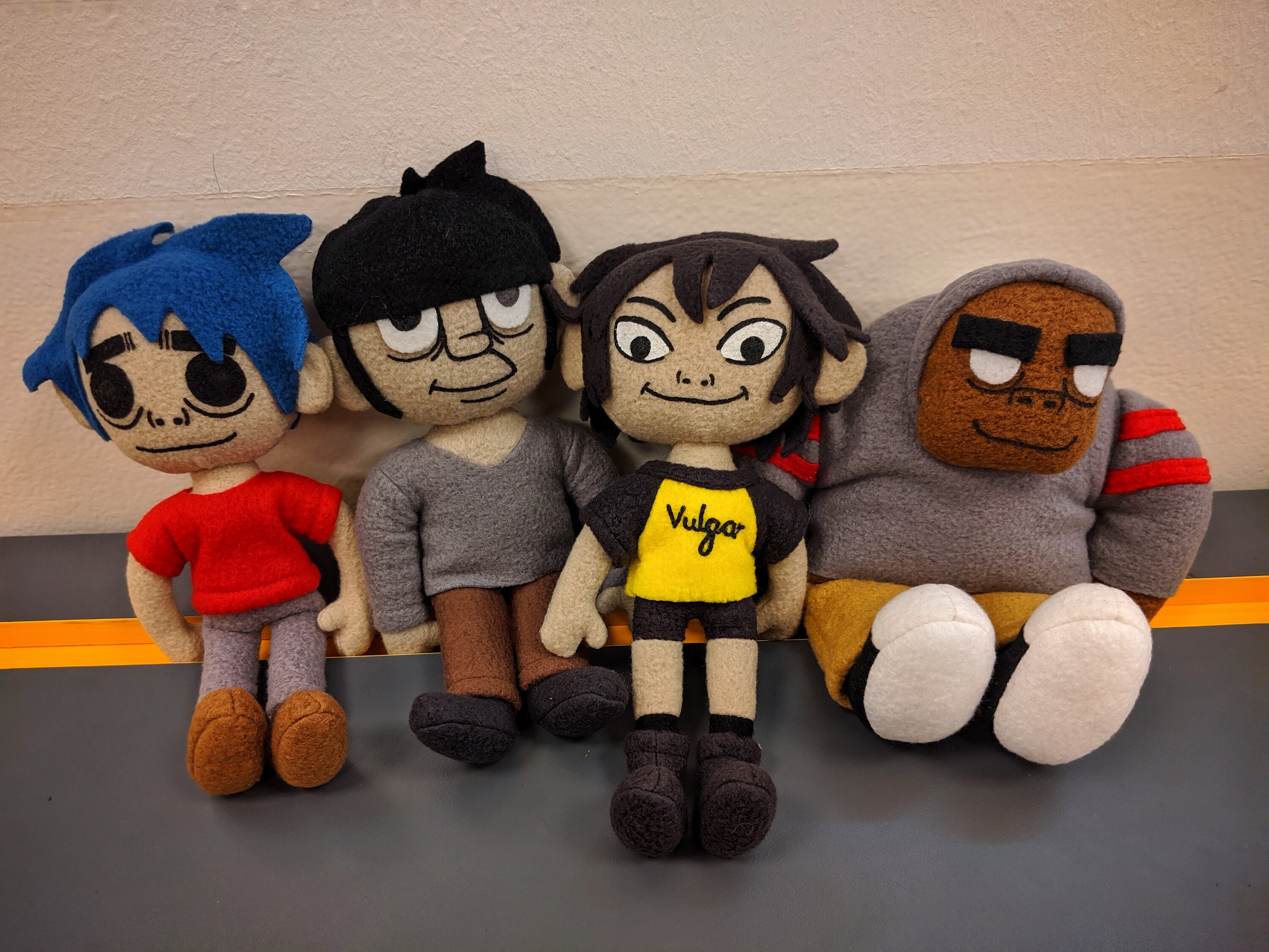 Gorillaz band plush toys 2 pcs 2D Noodle Murdoc Russel Etsy