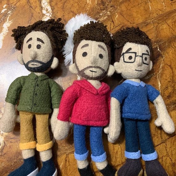 cartoon plushies