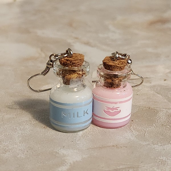 Milk Bottle Earrings