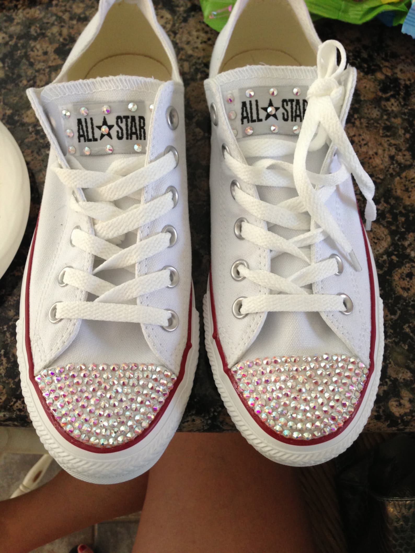 Rhinestone Converse/ Rhinestone/ Adult Shoes/ Converse/ Etsy