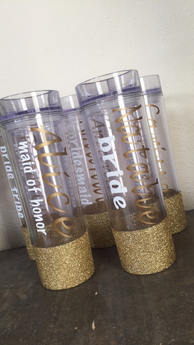 Bridesmaid Tumbler/ Custom Tumbler/ Bachelorette Cups/ Etsy