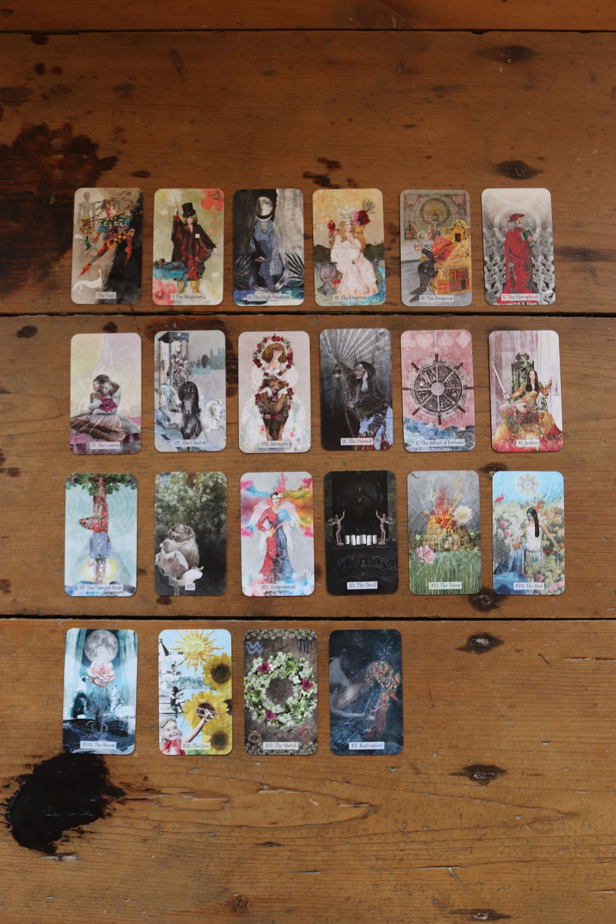 The Textured Tarot tarot cards tarot deck indie deck with Etsy