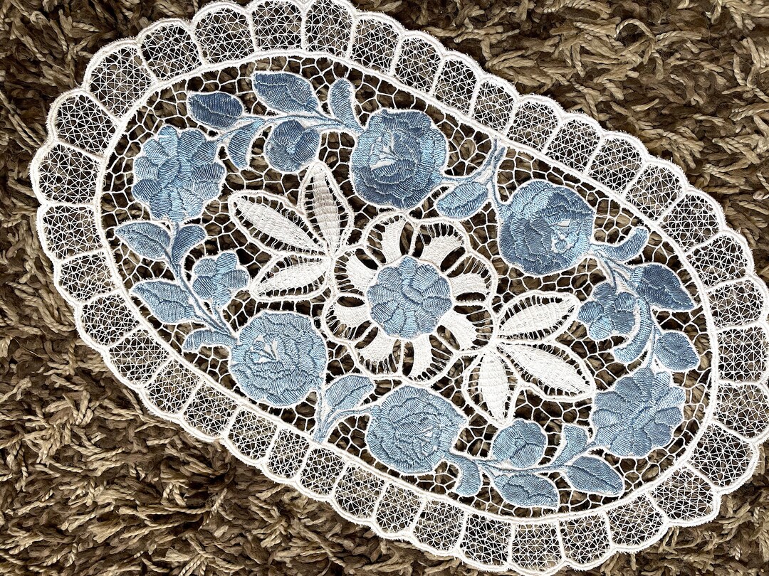 Hungarian Richelieu Tablecloth. Hand Embroidered Tablecloth Etsy