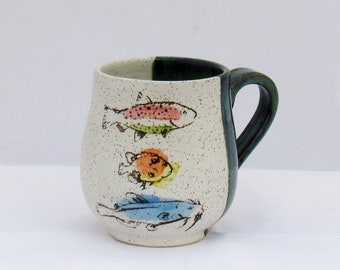 Something Fishy Handmade Ceramic Mug