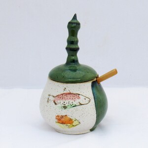 Handmade Ceramic Sugar Bowl or Salt Cellar image 6