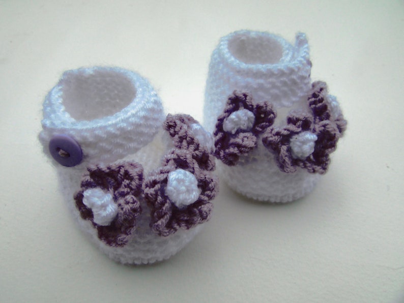 PDF Knitting Pattern to Knit Baby Mary Jane Shoes 3 Sizes to | Etsy UK