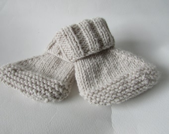 PDF Knitting pattern instructions to knit baby booties 3 sizes to knit (pattern 19)