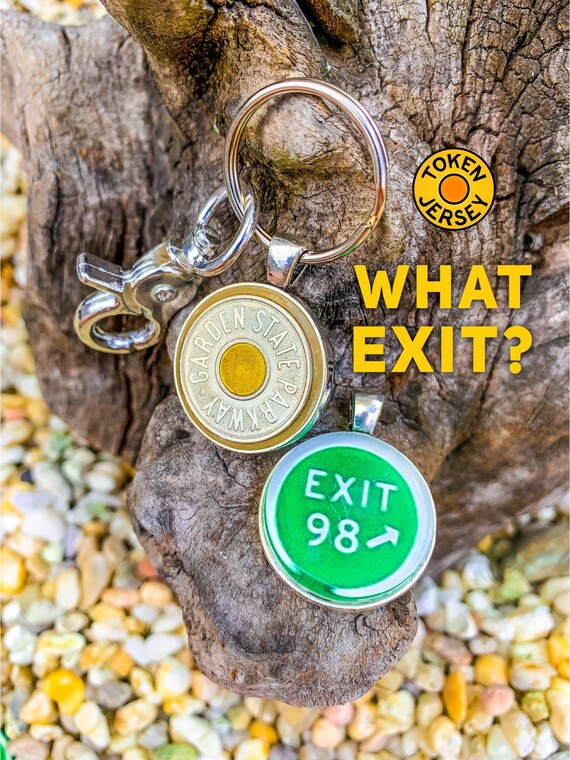 Garden State Parkway Token What Exit Keychain Etsy