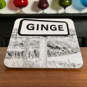 Funny Ginge Ginger Coaster Letterbox Valentines Housewarming Birthday Xmas Booze Gifts Him Men Dad Boyfriend Girlfriend Husband Wife Bestie
