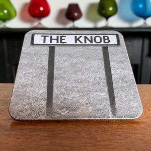 Funny Rude Nob Knob Coaster Letterbox Valentines Housewarming Birthday Booze Gifts Him Her Men Dad Boyfriend Girlfriend Husband Wife Bestie