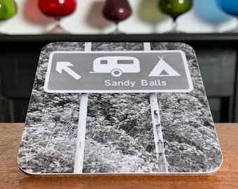 Engraçado Rude Sandy Balls Coaster Letterbox Valentines Housewarming Aniversário Booze Presentes Ele Homens Pai Namorado Namorada Marido Esposa Bestie