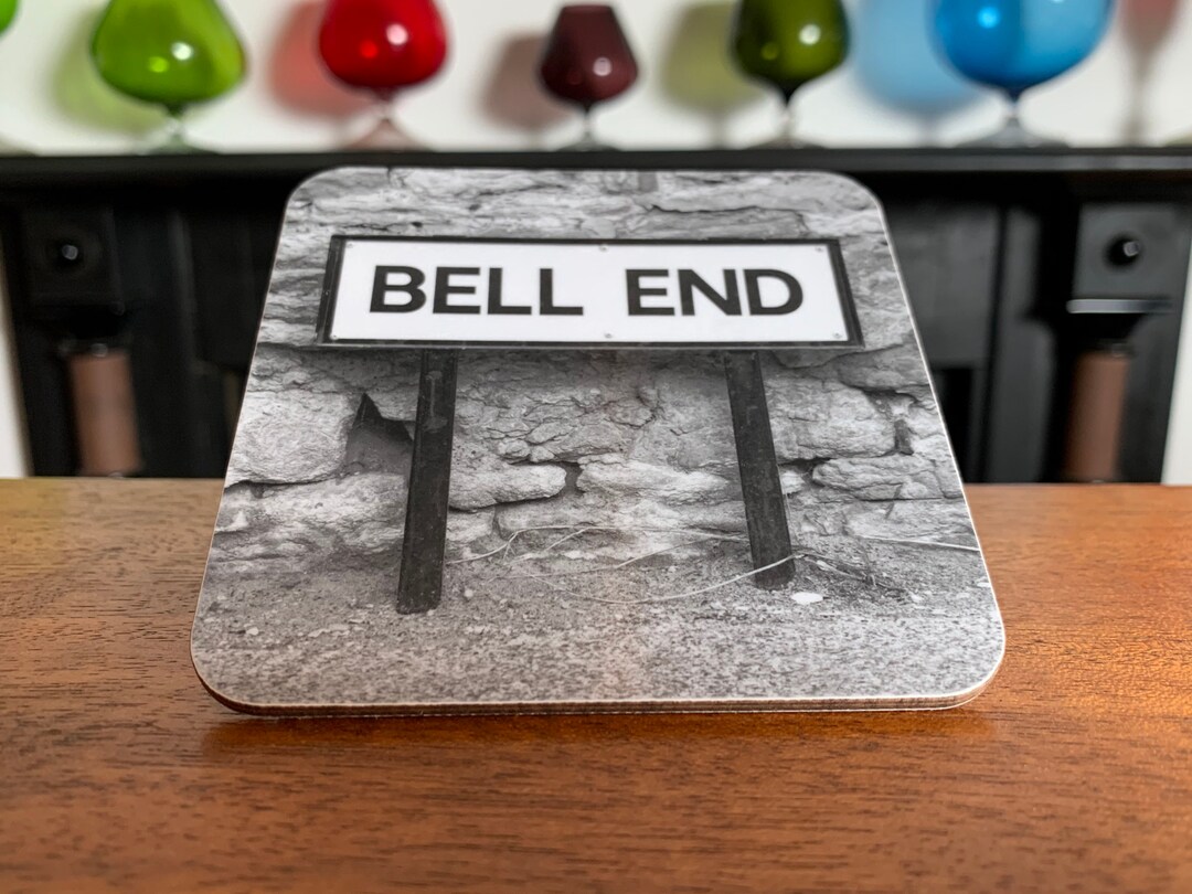 Funny Rude Bell End Coaster Letterbox Valentines Housewarming Birthday ...