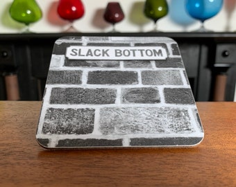 Engraçado Rude Slack Bottom UK Coaster Letterbox Valentines Housewarming Aniversário Booze Presentes para ele Seus Homens Pai Namorado Gay Marido Esposa Bestie