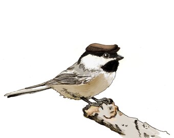 Chickadee Thank You Card (Pack of 10)