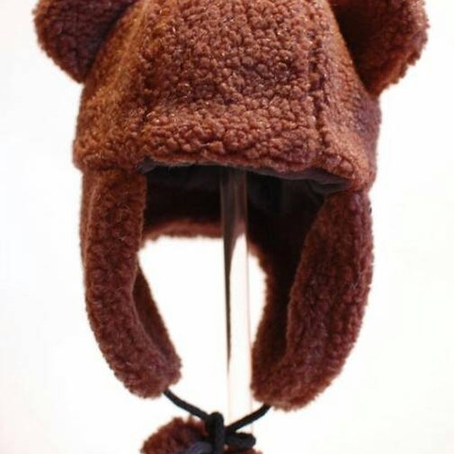 Brown Bear Ear Hat. - Etsy